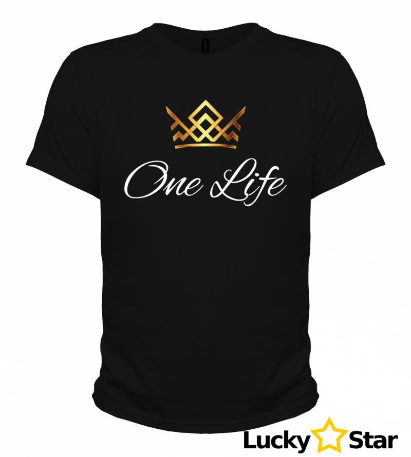 7564 Koszulki dla par One Life - One Love
