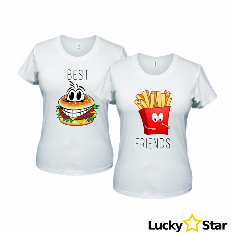 Zestaw koszulek dla przyjaciółek BEST FRIENDS