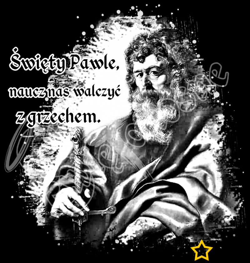 Koszulka Swiętonośna - Św. Paweł