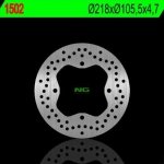 NG1502X TARCZA HAMULCOWA POLARIS SPORTSMAN 400/450/500/570/700/<br />800, RANGER 400/500/570/700/800/<br />900 (218X105,5X4,7) (4X10,5MM) 