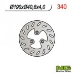 NG340 TARCZA HAMULCOWA PGO 50/110/125/150 (190x40,6x4) 