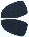 Tankpad Antypoślizgowy 2 Części RG Racing Kawasaki Z1000 (03-06) Clear 