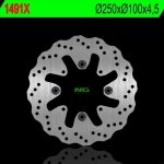 NG1491 TARCZA HAMULCOWA KAWASAKI 650 VULCAN '15 (250X100X4,5) (4X10,5MM) 