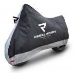 REBELHORN Pokrowiec na motocykl Cover II Black/Sil 