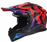 LS2 KASK MOTPCROSS MX708 FAST II WASH GLOSS RED 