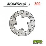 NG399 TARCZA HAMULCOWA YAMAHA TTR 125 00-03, DT 50LC 98- (220x92x3) 