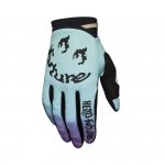 FOX RĘKAWICE OFF-ROAD 180 HELLO FUTURE LIGHT BLUE 