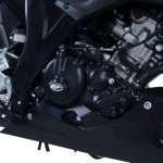 Osłona Silnika RG Racing Suzuki Gsx-R125/Gsx-S125 Prawa Strona Osłona Sprzęgła Black 