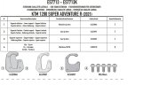 GIVI 2021 POSZERZENIE DODATKOWE STOPKI KTM 1290 Su 