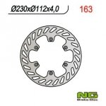NG163 TARCZA HAMULCOWA YAMAHA DT 50R 00-02 (230X112MM) (230x112x4) 