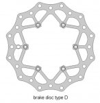 DELTA BRAKING ONL_DBD057D TARCZA HAMULCOWA BETA 