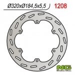 NG1208 TARCZA HAMULCOWA TYŁ HONDA GL 1500 GOLD WIN 