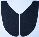Tankpad Antypoślizgowy 2 Części RG Racing Kawasaki Zx10R 04-05 Black 