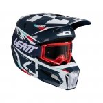 LEATT KASK Z GOGLAMI KIT MOTO 3.5 V25 BLUE 