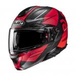 HJC KASK SYSTEMOWY RPHA91 BLAT RED/BLACK 
