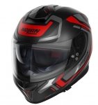 NOLAN Kask integralny N80-8 ALLY N-COM 39 antracytowy/czarny/c<br />zerwony/matowy 