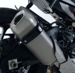 Osłona Tłumika RG Racing Yamaha Yzf-R1 15-/Mt-10, Honda Cbr1000Rr Black 