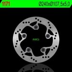 NG1171 TARCZA HAMULCOWA KTM DUKE 690 '08-'15, SUPERMOTO 950/990 '05-'08, SUPERDUKE 690/950/990 (240X107,5X5) (5X8,5MM) 