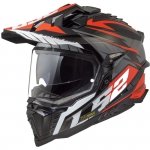 LS2 KASK DUALE MX701 EXPLORER SPIRE BL. TITAN RED 