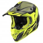 GIVI KASK CROSS 60.1 INVERT CZARNY/TYTAN/ ŻÓŁT MAT 