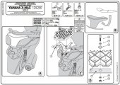 Kappa KR3700 Stelaż Yamaha X-MAX 125-250 (10-13) 