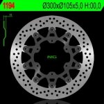 NG1194 TARCZA HAMULCOWA BMW F 650/700/800 GS 93-13 (300x105x5) 