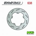 NG TARCZA HAMULCOWA PRZÓD/TYŁ PIAGGIO 125/180/200/250/300/<br />400/500 NG638 