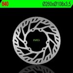 NG840 TARCZA HAMULCOWA DERBI 50/125, SHERCO 50/125/290 (260X108X3,5) (6X6,5MM) 