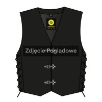 Kamizelka Motocyklowa Skórzana Broger Clubman Black
