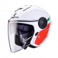 CABERG KASK JET Z BLENDĄ SOHO ZEPHYR  BIAŁY/ZI/CZE