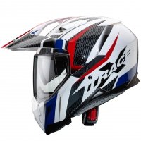 CABERG KASK DUAL XTRACE SAVANA WHITE/RED/BLUE CABERG KASK DUAL XTRACE SAVANA WHITE/RED/BLUE