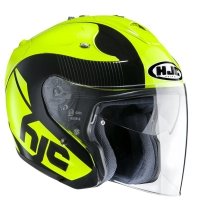 KASK OTWARTY HJC FG-JET ACADIA BLACK/FLUO YELLOW KASK OTWARTY HJC FG-JET ACADIA BLACK/FLUO YELLOW