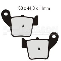 Klocki hamulcowe EBC (2 szt.) FA346R 4101263 Honda CR 125, CRF 250 Klocki hamulcowe EBC (2 szt.) FA346R 4101263 Honda CR 125, CRF 250