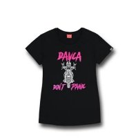 DAVCA T-shirt damski black Don't panic DAVCA T-shirt damski black Don't panic