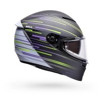 Kask Motocyklowy Bell Lithium Velo Matte Pearl Black Yellow