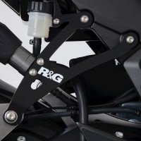 Mocowanie Wydechu + Zaślepka Podnóżka RG Racing Kawasaki Ninja 1000Sx 20- Black