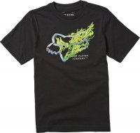 FOX T-SHIRT JUNIOR TURN N BURN BLACK FOX T-SHIRT JUNIOR TURN N BURN BLACK