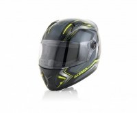 Acerbis Kask Full Face FS-807 czarno - żółty Acerbis Kask Full Face FS-807 czarno - żółty