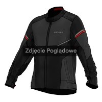 Kurtka Motocyklowa Tekstylna Broger Grid Black Dark Grey Red