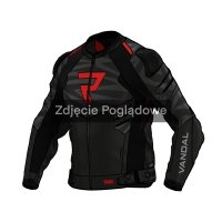 Kurtka motocyklowa skórzana Rebelhorn Vandal 2 Black Grey Fluo Red Kurtka motocyklowa skórzana Rebelhorn Vandal 2 Black Grey Fluo Red