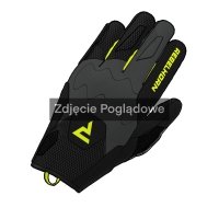Rękawice motocyklowe Rebelhorn Core Black Grey Fluo Yellow Rękawice motocyklowe Rebelhorn Core Black Grey Fluo Yellow