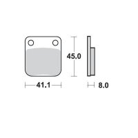 KLOCKI HAMULCOWE KH54 METALICZNE MOTO-MASTER KLOCKI HAMULCOWE KH54 METALICZNE MOTO-MASTER