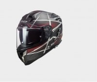 KASK LS2 FF327 CHALLENGER CT2 CARBON KONIC RED KASK LS2 FF327 CHALLENGER CT2 CARBON KONIC RED