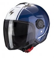 SCORPION KASK OTWARTYEXO-CITY AVENUE DARK BLUE-WHI SCORPION KASK OTWARTYEXO-CITY AVENUE DARK BLUE-WHI