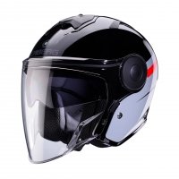 CABERG KASK JET Z BLENDĄ SOHO ZEPHYR CZARNY/SZ/CZE