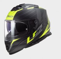 KASK LS2 FF800 STORM NERVE MATBLACK H-V YEL KASK LS2 FF800 STORM NERVE MATBLACK H-V YEL