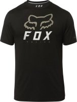 FOX T-SHIRT HERITAGE FORGER TECH BLACK/BLACK FOX T-SHIRT HERITAGE FORGER TECH BLACK/BLACK