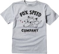 FOX T-SHIRT JUNIOR BOMBER LIGHT HEATHER GREY FOX T-SHIRT JUNIOR BOMBER LIGHT HEATHER GREY