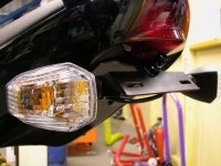 Mocowanie Tablicy Rejestracyjnej RG Racing Kawasaki Er-6 (Ninja 650R) -08