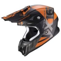 SCORPION KASK OFF-ROAD VX-16 AIR MACH MATT BLA-OR SCORPION KASK OFF-ROAD VX-16 AIR MACH MATT BLA-OR